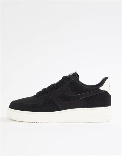 nike air force 1 07 schwarze sneaker aus wildleder ao3835-001|Nike Air Force 1 07 kaufen.